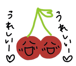 twins cherry sticker #3650471