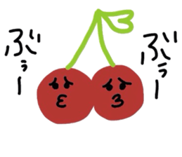 twins cherry sticker #3650472
