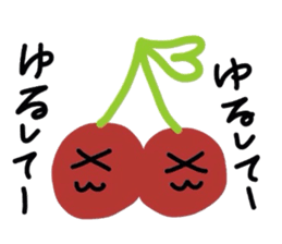 twins cherry sticker #3650473