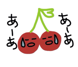 twins cherry sticker #3650475
