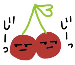 twins cherry sticker #3650481