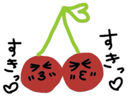 twins cherry sticker #3650486