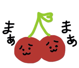 twins cherry sticker #3650492