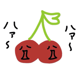twins cherry sticker #3650493
