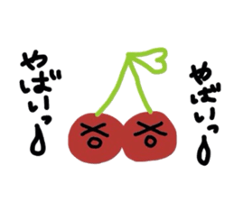 twins cherry sticker #3650497