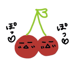 twins cherry sticker #3650501