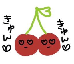 twins cherry sticker #3650503