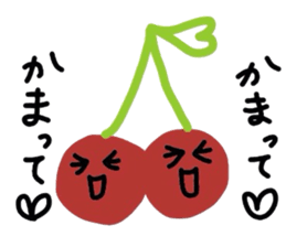 twins cherry sticker #3650507