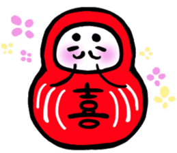 Nippon Tumbling Doll sticker #3650512