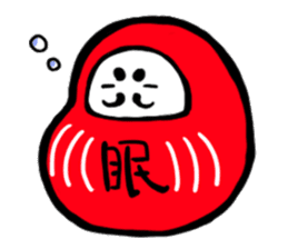 Nippon Tumbling Doll sticker #3650517