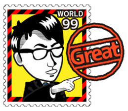 Stamp Sticker (WORLD 99) sticker #3650551