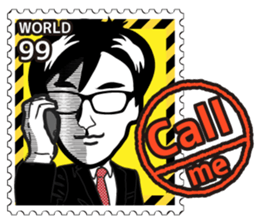 Stamp Sticker (WORLD 99) sticker #3650552
