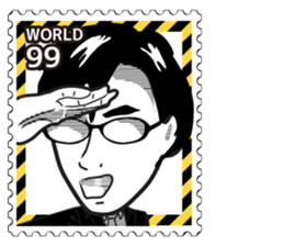 Stamp Sticker (WORLD 99) sticker #3650556