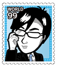Stamp Sticker (WORLD 99) sticker #3650557
