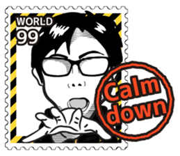 Stamp Sticker (WORLD 99) sticker #3650558
