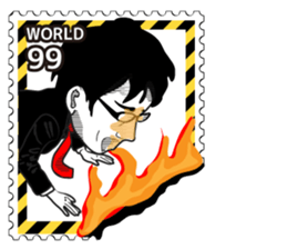 Stamp Sticker (WORLD 99) sticker #3650559