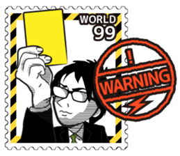 Stamp Sticker (WORLD 99) sticker #3650560