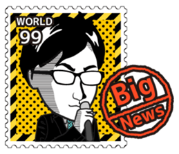 Stamp Sticker (WORLD 99) sticker #3650562