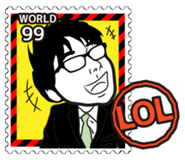 Stamp Sticker (WORLD 99) sticker #3650567
