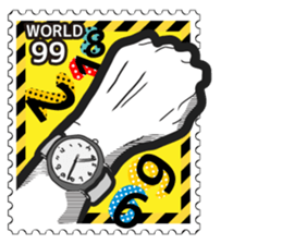 Stamp Sticker (WORLD 99) sticker #3650568