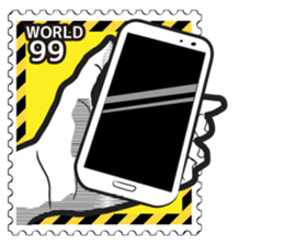 Stamp Sticker (WORLD 99) sticker #3650569