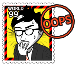 Stamp Sticker (WORLD 99) sticker #3650571