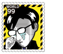 Stamp Sticker (WORLD 99) sticker #3650572