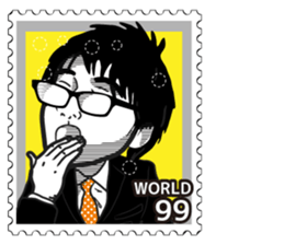 Stamp Sticker (WORLD 99) sticker #3650573