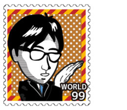 Stamp Sticker (WORLD 99) sticker #3650574