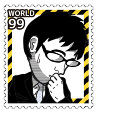 Stamp Sticker (WORLD 99) sticker #3650577