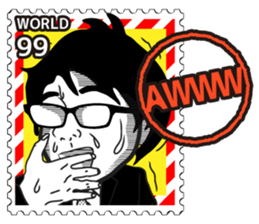 Stamp Sticker (WORLD 99) sticker #3650578