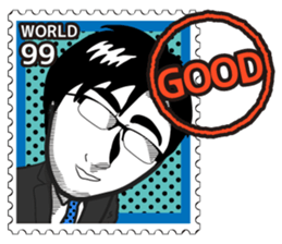 Stamp Sticker (WORLD 99) sticker #3650579