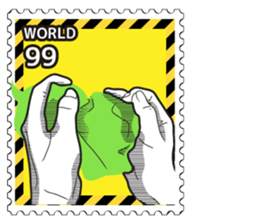 Stamp Sticker (WORLD 99) sticker #3650580