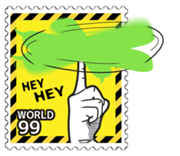Stamp Sticker (WORLD 99) sticker #3650582