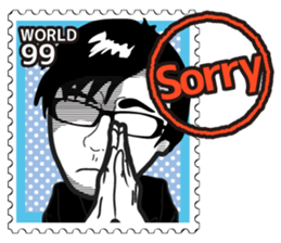 Stamp Sticker (WORLD 99) sticker #3650584