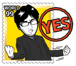 Stamp Sticker (WORLD 99) sticker #3650588