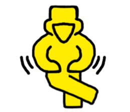 The Yellow man sticker #3651341