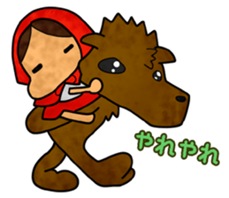 Little Red Riding Hood Stickers sticker #3651625