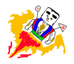 Fire 10years warrior sticker #3652357