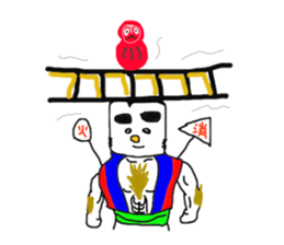 Fire 10years warrior sticker #3652360