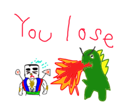 Fire 10years warrior sticker #3652368