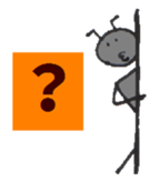 PLAYFUL ANT of the Bipedalism sticker #3653053