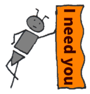 PLAYFUL ANT of the Bipedalism sticker #3653059