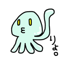 Loose alien tube-kun sticker #3653155