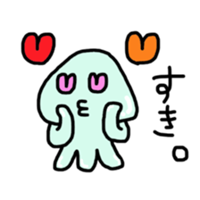 Loose alien tube-kun sticker #3653189