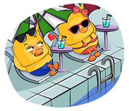 CHICKABOOM Holiday Edition sticker #3653446