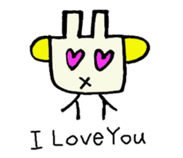 rainbow bear kumanosuke sticker #3654100