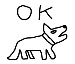 Hunting dog sticker #3654411