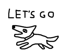 Hunting dog sticker #3654423