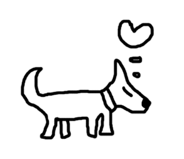 Hunting dog sticker #3654429